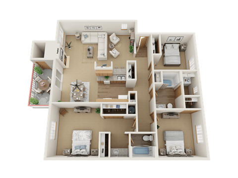 3000 Austin DR 1-3 Beds Apartment for Rent - Photo Gallery 27